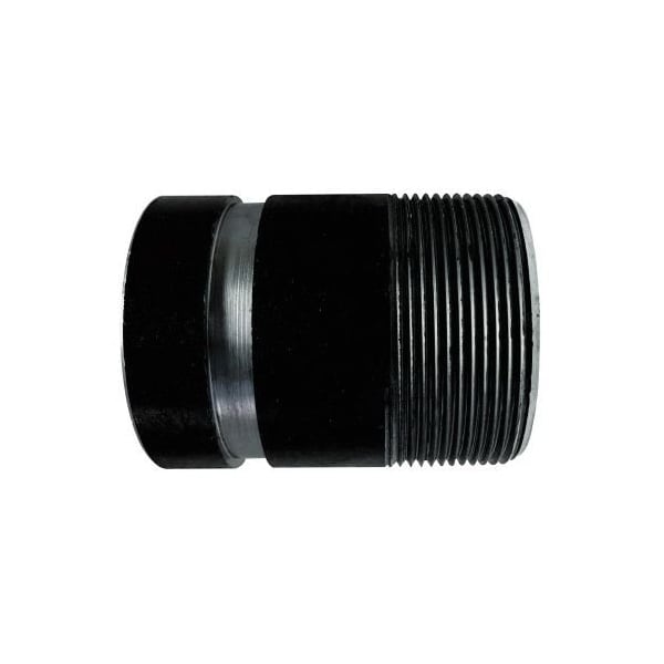 Midland Industries Pipe Nipple, 3 Nominal, NPT x Groove End Style, 3 Length, SCH 40 Schedule, 200 to 150 deg F, Seam 57201TV - main
